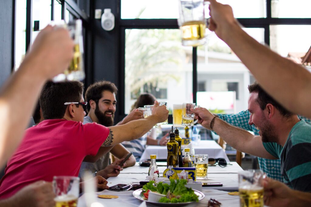 Guests at Fine Dining Italian Restaurant in Perth