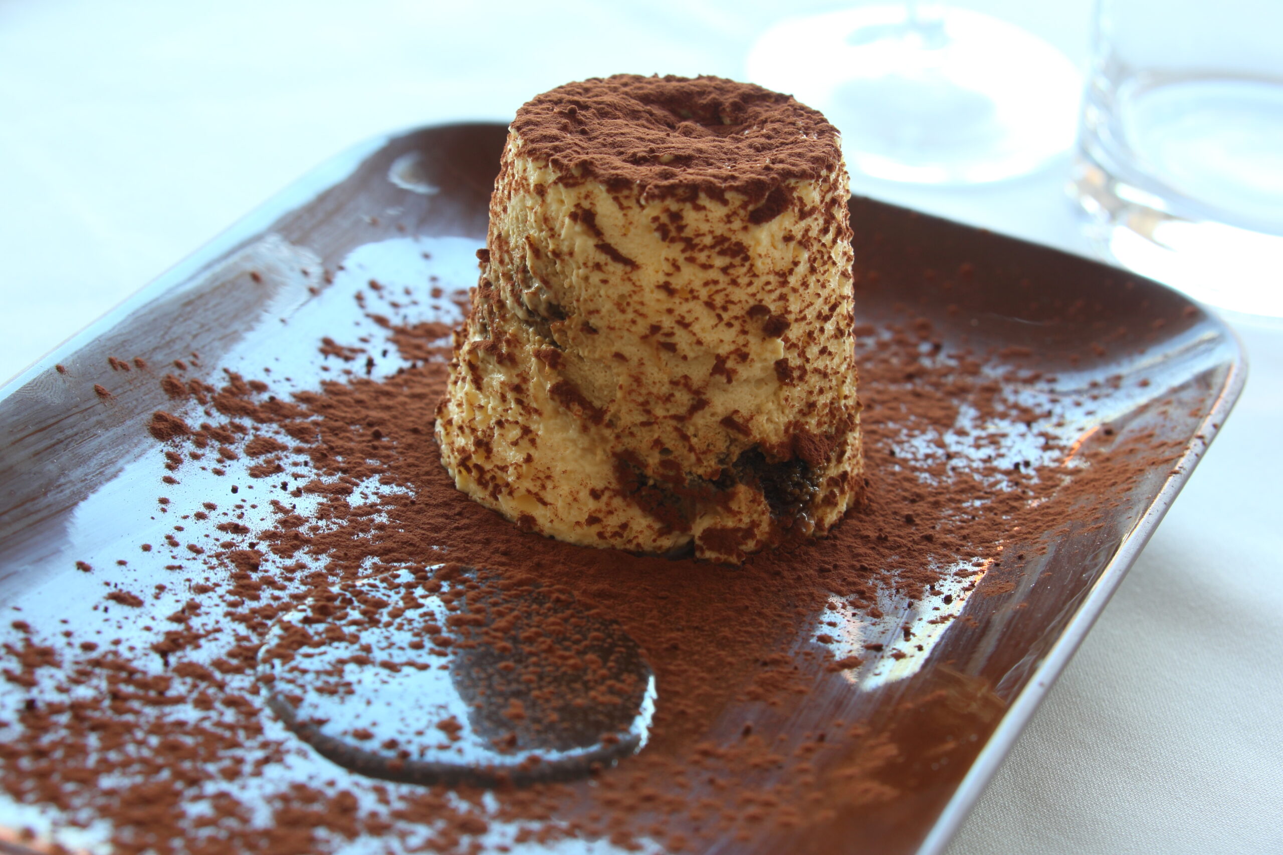 Tiramisu Traditional Italian desert with mascarpone cheese 