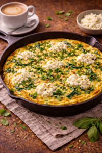 Classic Italian Frittata – Ricotta, Zucchini & Potato